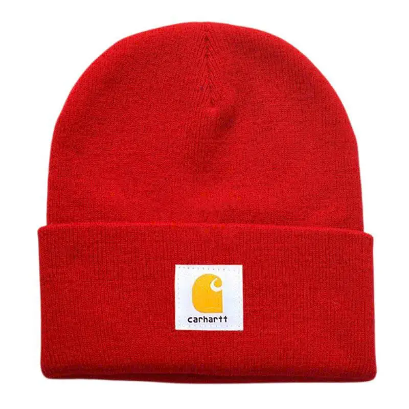 Carhartt Winter Cuffed Knit Beanie – Unisex Watch Cap for Men Women, Soft Warm Acrylic Ribbed Skull Hat, Outdoor Sports, Skiing, Snowboarding, Hiking, Travel, Casual Streetwear Fashion, Cold Weather Essential, Comfortable Stretch Fit, Gift for All