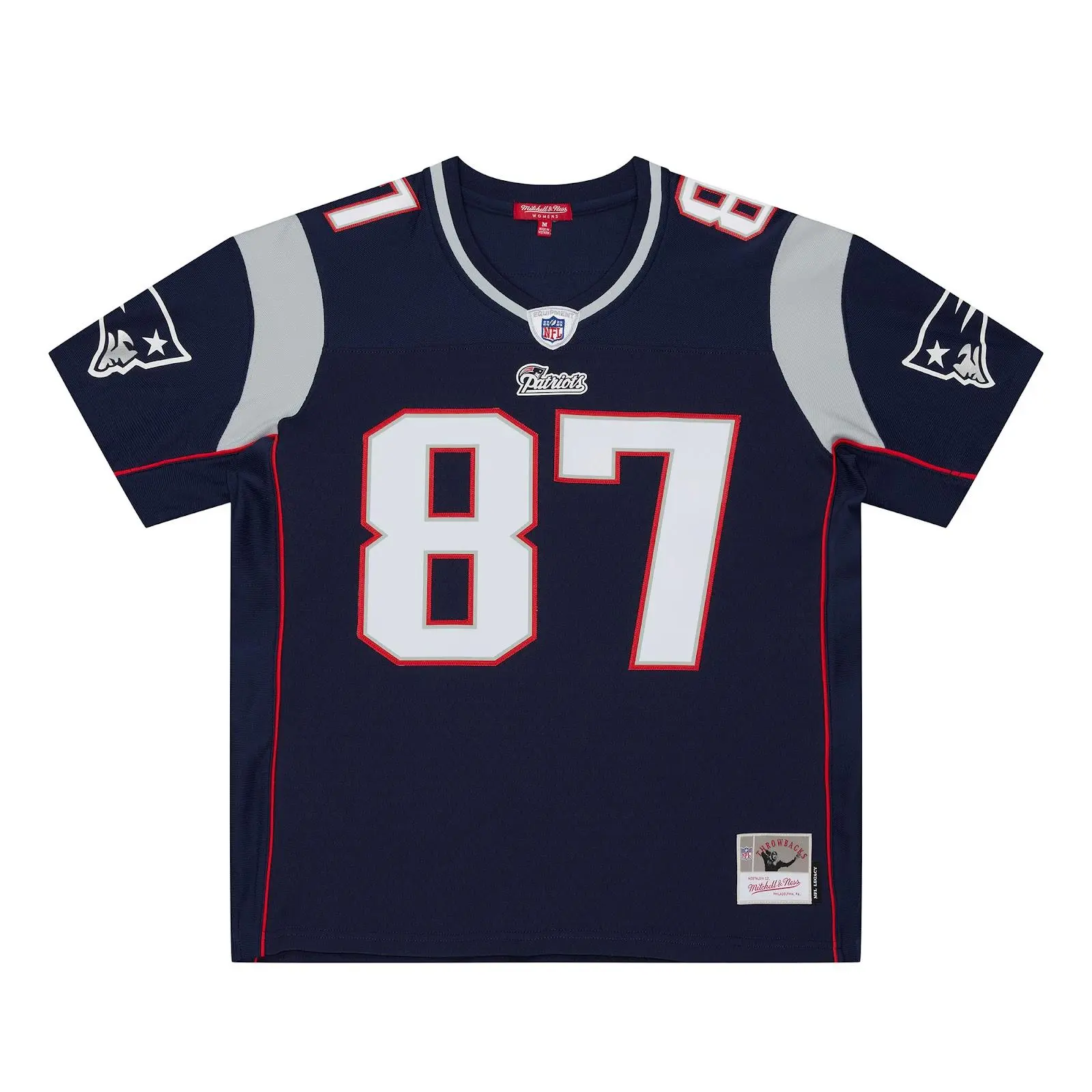 Women's Rob Gronkowski New England Patriots 2010 Navy Legacy Jersey NFL Throwback Mitchell & Ness