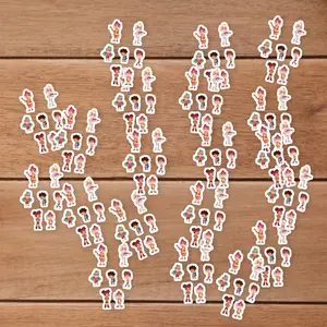 Stickers Pack 20 Pcs Campcamp Water Cute Bottle Teeth Guitar Campbell Colorful Rooster Aesthetic Camp Bumper Chibi Laptop Car Waterproof Vinyl Bike Luggage Skateboard