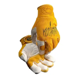 1828 - Grain Unlined TIG/MIG Welding Gloves