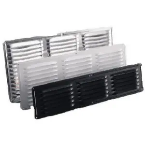 212 MAIN 84213 16x8 in. Galvanized Mill Finish Undereave Soffit Vent, Efficient Ventilation System for Household Venting Needs