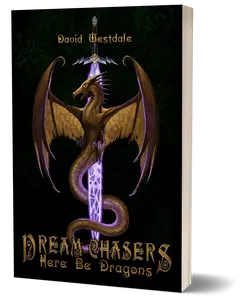 Here Be Dragons - A Dream Chasers Novel signed by the author