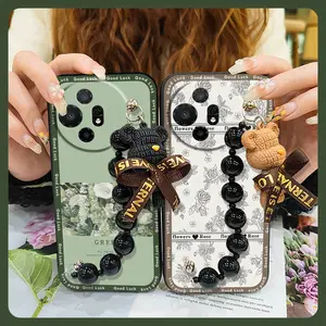 Simplicity Skin-friendly feel Phone Case For TCL 50XL 5G/50XL Nxtpaper 5G Dirt-resistant Bear bracelet Back Cover phone case protective case silicone Waterproof cute Cartoon