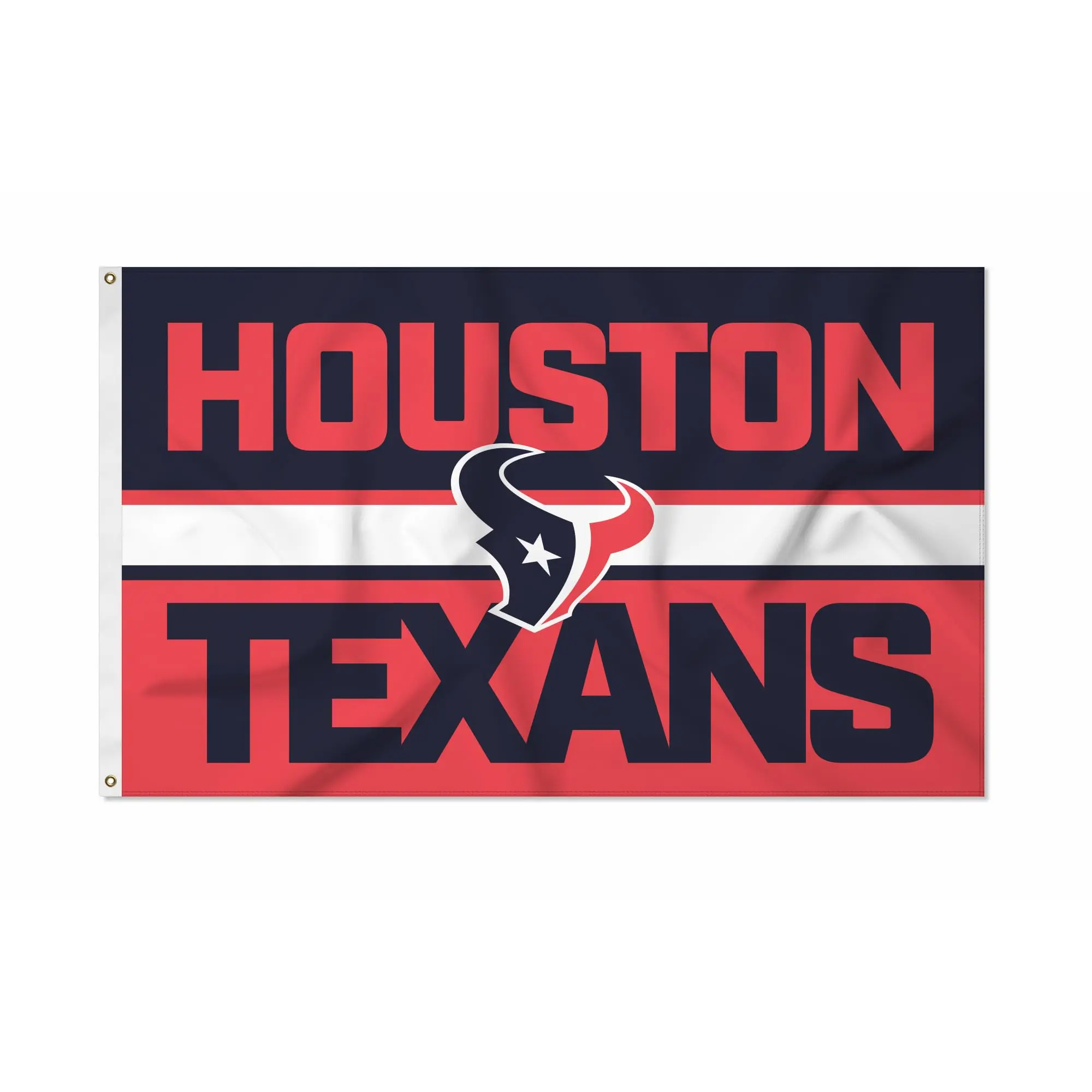 Houston Texans Team Flag - 60cm x 90cm / 2ft x 3ft Large Sports Collectible Banner, Durable, Bright, Lightweight, Outdoor Garden Decoration