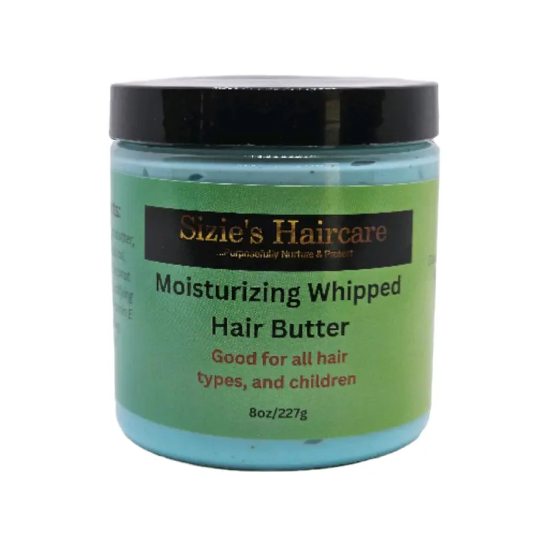 Sizie's haircare moisturizering whipped hair butter. Good for all hair types. promotes growth Moisturizing Moisture Hydrate Comfort Hydrating
