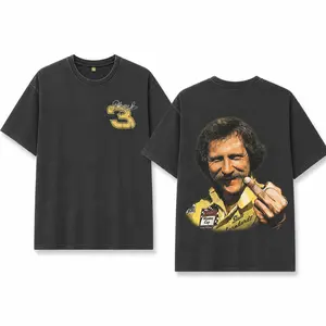 Vintage Dale Earnhardt NASCAR Racing Middle Finger Shortleeve T-Shirt, Retro Motorsport Driver Shirt, Oversized Streetwear T Shirt, 90s Graphic Tees, Good Graphic Tees, Vintage Tees for Men tee men humorous casual all-season funny gift