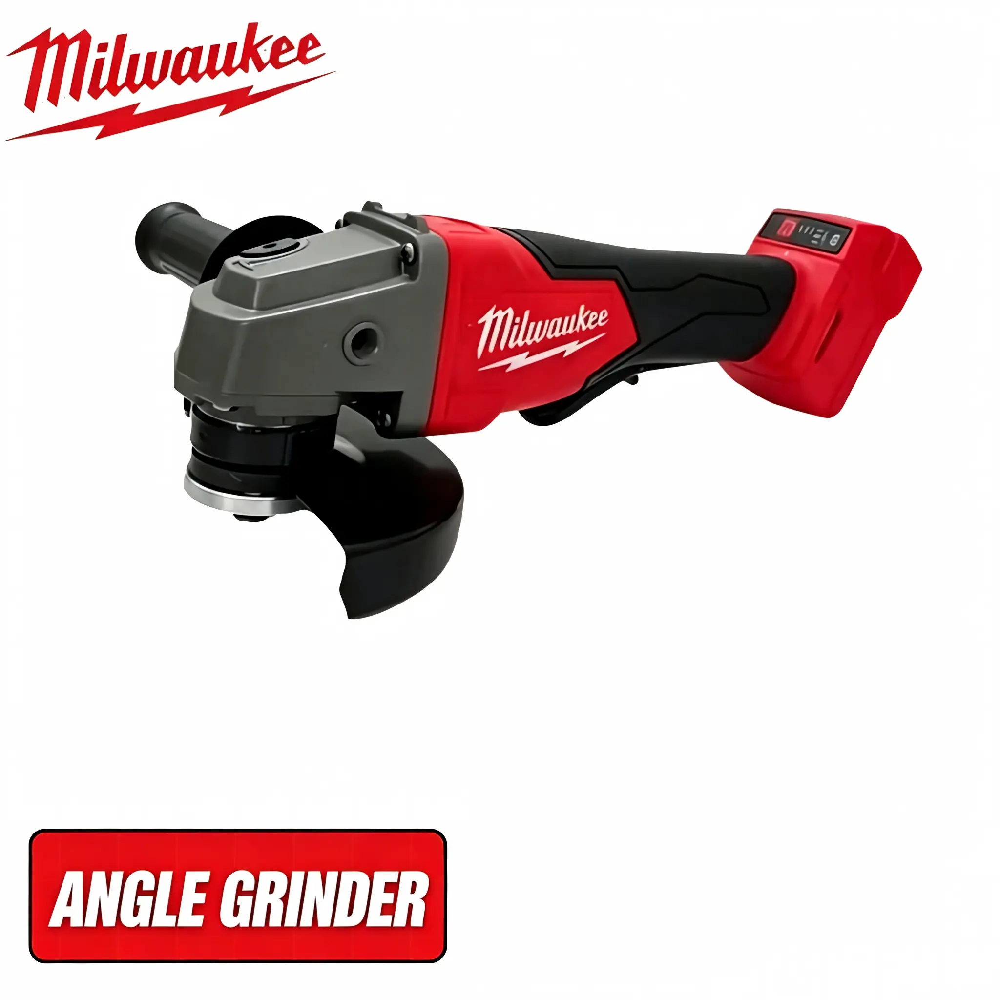 Milwaukee M18 Series Brushless Power Angle Grinder - Rechargeable 125mm (5 inches) Metalworking Tool, Adjustable Guard, Auxiliary Grip, 6.0Ah Batteries for Extended Runtime, Charger, Hard Storage Case Industrial Kit
