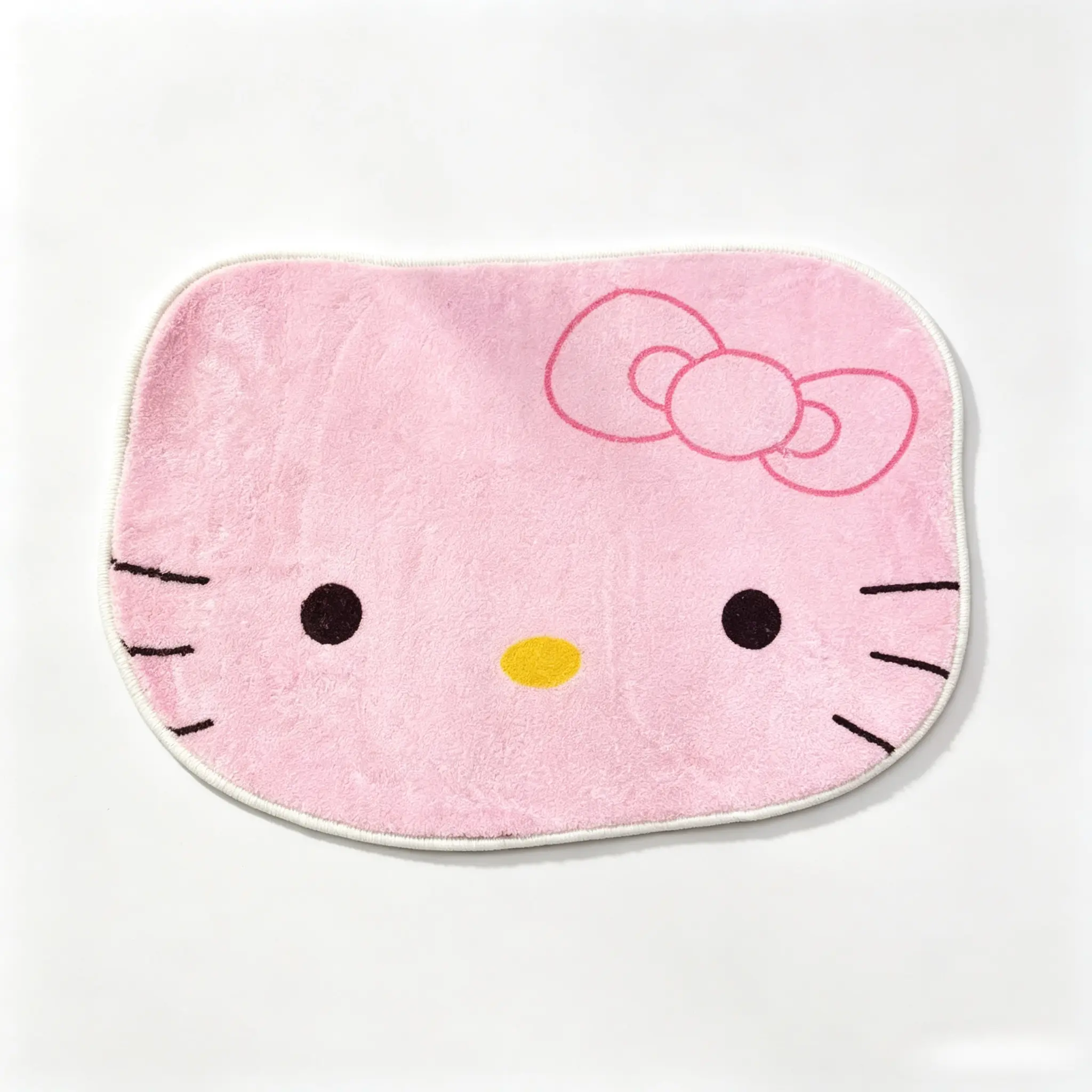 Sanrio Hello Kitty Small Area Rug Soft Anti-Slip Washable Cartoon Floor Mat Kawaii Bedroom Bedside Decor Carpet for Girls & Teens