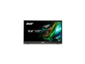 Acer PM161Q Bbmiuux 15.6" Full HD (1920 x 1080) IPS Business Portable Monitor with AMD FreeSync Technology | Ultra Slim Portable Design | External Monitor for Laptop PC Mac I VESA mounting compliant | 2 x USB 3.1 Type-C Ports, 1 x Mini HDMI