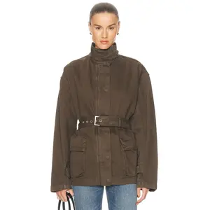 GRLFRND Logan Jacket in Cedar Brown