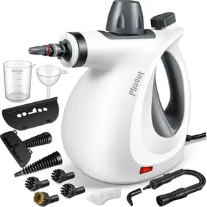 Pressurized Handheld Multi-Surface Natural Steam Cleaner with 12 pcs Accessories, Multi-Purpose Steamer for Home Use, Cleaning Floor, Kitchen and Car