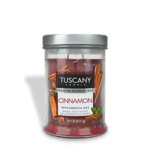 Cinnamon Long-Lasting Scented Jar Candle (18 oz)