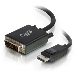 C2G 3ft (0.9m) DisplayPort Male to Single Link DVI-D Male Adapter Cable - Black