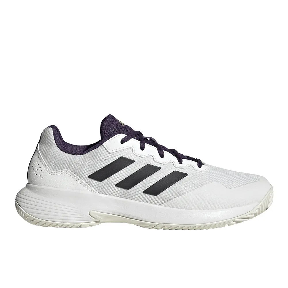 adidas Mens Gamecourt 2.0 Tennis Sneakers Shoes - White