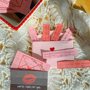 Valentine’s Self-Love & Spread Love Ritual Scented Affirmation Papers for Heart Opening & Mindfulness by Incentional 10 count