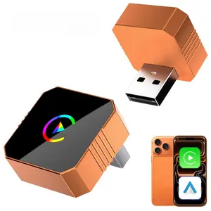 Mini Orange Cube Pro 3.0 Wireless CarPlay & Android Auto Adapter 2026– Plug & Play, Fast Auto-Reconnect