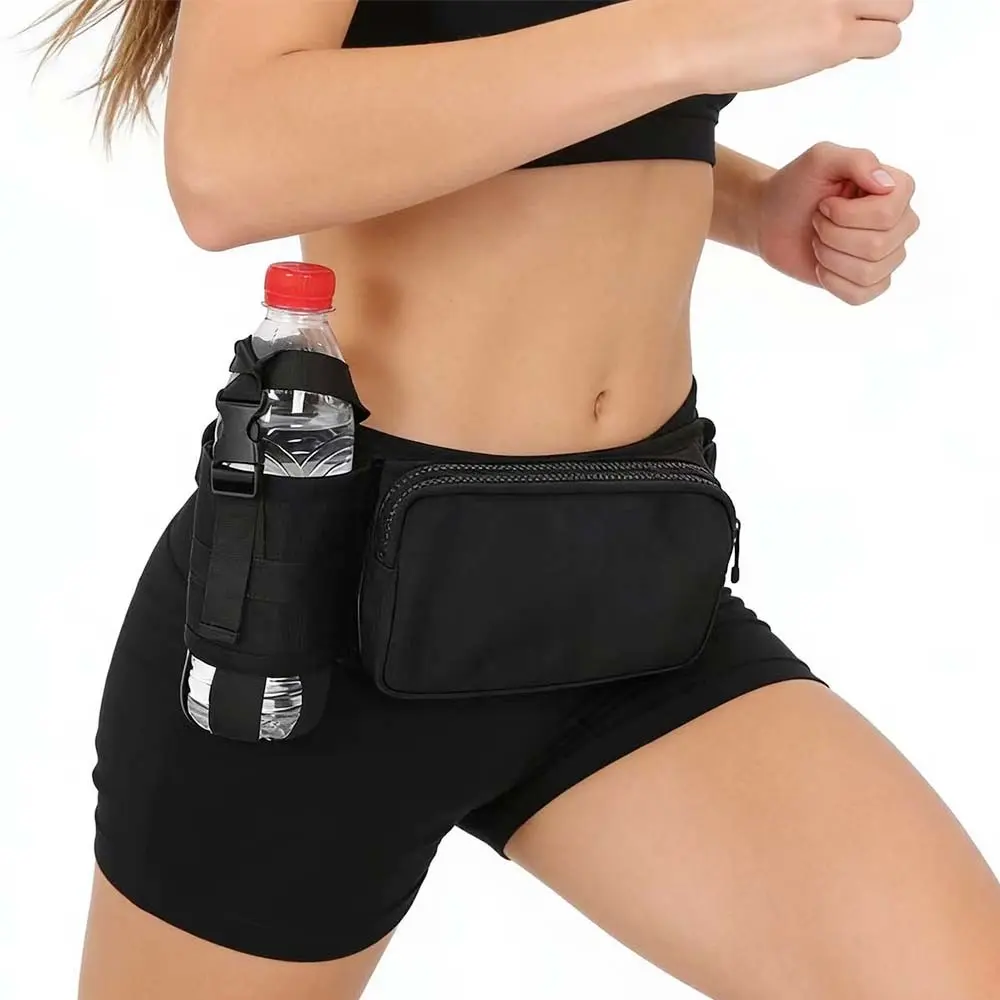 Portable outdoor waterproof Active sports waist bag, men's and women's rock climbing, running and fitness equipment, multi-functional waist bag, very suitable for running, cycling and mountain climbing, Trail Running Accessories