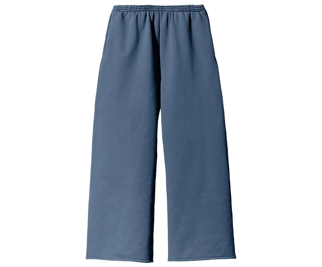 Yeezy Gap Fleece Mens Jogging Pants, Elastic Waist Pants, Long Length