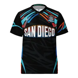 San Diego LFGSD Neon tribal - Recycled unisex sports jersey