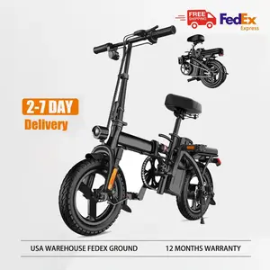 750W Folding Electric Bike for Adults, Maximum speed 22+ MPH,Range 30+ Miles Ebikes, 14inch Compact E-bike, 48V12 Removable Battery, Multi-function suspension,suitable for adults up to 400 lbs, UL 2849 Certified