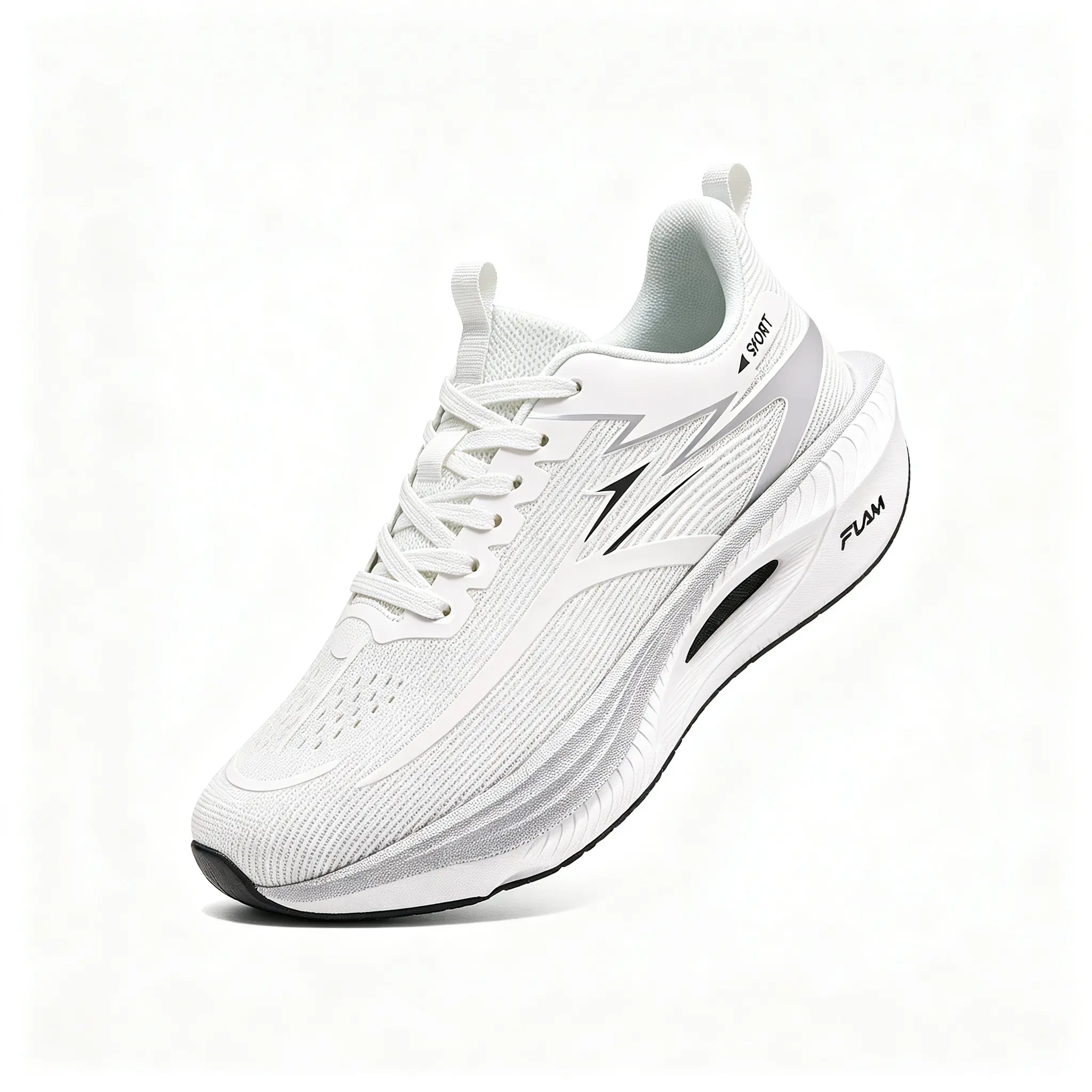 Women's Mesh Workout Sneakers, Low-Top Lace-Up Shoes with Carbon Plate and Lightweight Shock Absorb Sole for Walking & Gym, Athletic Running Trainers, Fitness Running Shoes, Women's Shoes