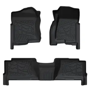 Lasfit fit for 1999-2006 Chevrolet Silverado 2500HD 3500HD Custom All Weather Floor Mats, Fit Crew Cab & Without 4*4 Shifter Only