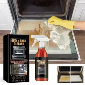 Oven & Grill Cleaner Spray – Dissolves Grease in 5 Mins, No Scrubbing & Eliminates Odors