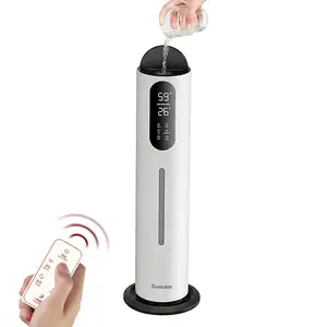 7.5L Smart Humidifier for Large Room Top-Fill, up to2200sq.ft, 50H cold air diffuser for Bedroom, Remote Control,UV-C Sterilizing Humidifier Clean Tank Technology, Low Noise, Auto Mode, Sleep Mode with Fragrance for Smoke Dust Odors, Baby, White