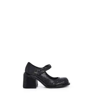 Desire Me Rhinestone Mary Janes - Black Desire Me Rhinestone Mary Janes - Black