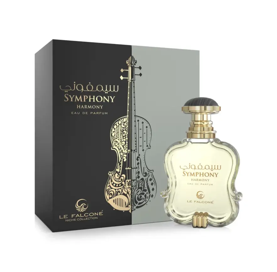 LE FALCONE Symphony Harmony Niche Collection Unisex Eau de Parfum Spray - Floral Amber Scent, Spiced Fragrance, 3.4oz Single Item, Spiced Unisex Fragrance