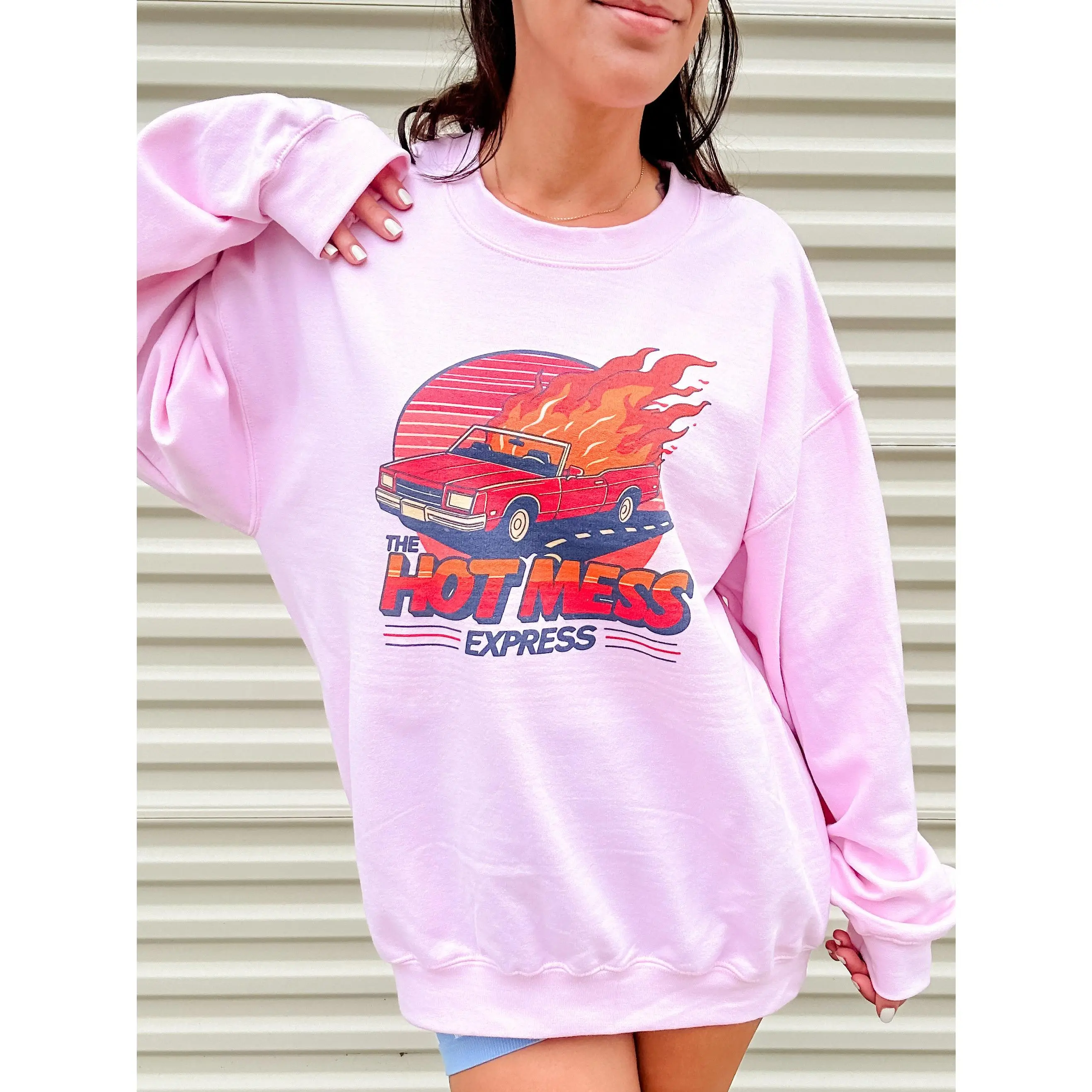 Hot Mess Express Graphic Top