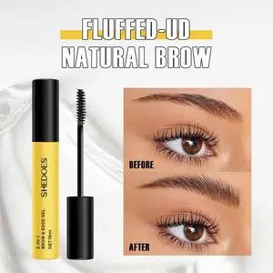 2-In-1 Brow Gel & Edge Control, Strong Hold Daily Styling Eyebrow Gel, Hair Mascara for Flyaways and Frizz, Sweat-Resistant, Quick Dry, Makeup, 10ML