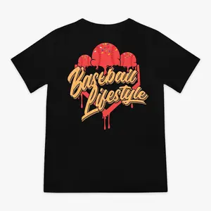 Women's Ice Cream Print Graphic T-Shirt, Casual Short-Sleeve Round Neck Top in Soft Breathable 100% Cotton, Tshirt, Shortsleeve