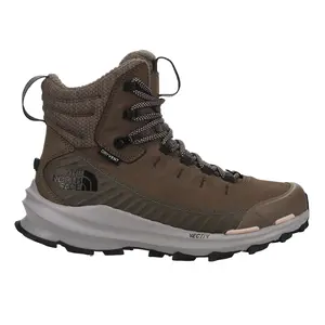 The North Face Womens Vectiv Fastpack Insulated Waterproof Hiking Hiking Sneakers Shoes - Brown