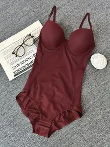 Nest & Lace New Seamless Lace Body Shaper Bra, Adjustable Straps, Button Closure, Postpartum Belly Control, Elegant Evening Dress Corset