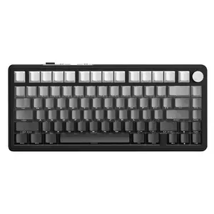 ATTACK SHARK X85 Gasket Mechanical Keyboard 75% Wireless Gaming with Knob 5-Layer Padding PBT Keycaps BT5.1/2.4Ghz/USB-C Hot-Swap Linear Switch RGB NKRO for PC MAC