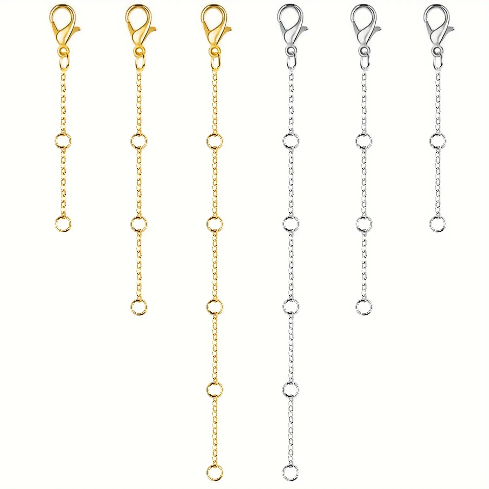 Necklace extension chain, bracelet ankle chain extension chain, jewelry-making use extension chain, Adjustable Chain, Jewelry Extender, Jewelry Making Supplies