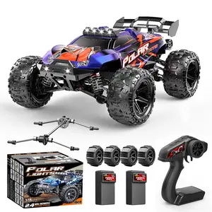 Cirmine Rc Cars 1:14 All Terrain RC Car for Adults & Boys, 4WD Off-Road RC Truck High Speed Fast 40+ KPH, 4X4 Waterproof Remote Control Car with 2 Rechargeable 1300 mAh Batteries