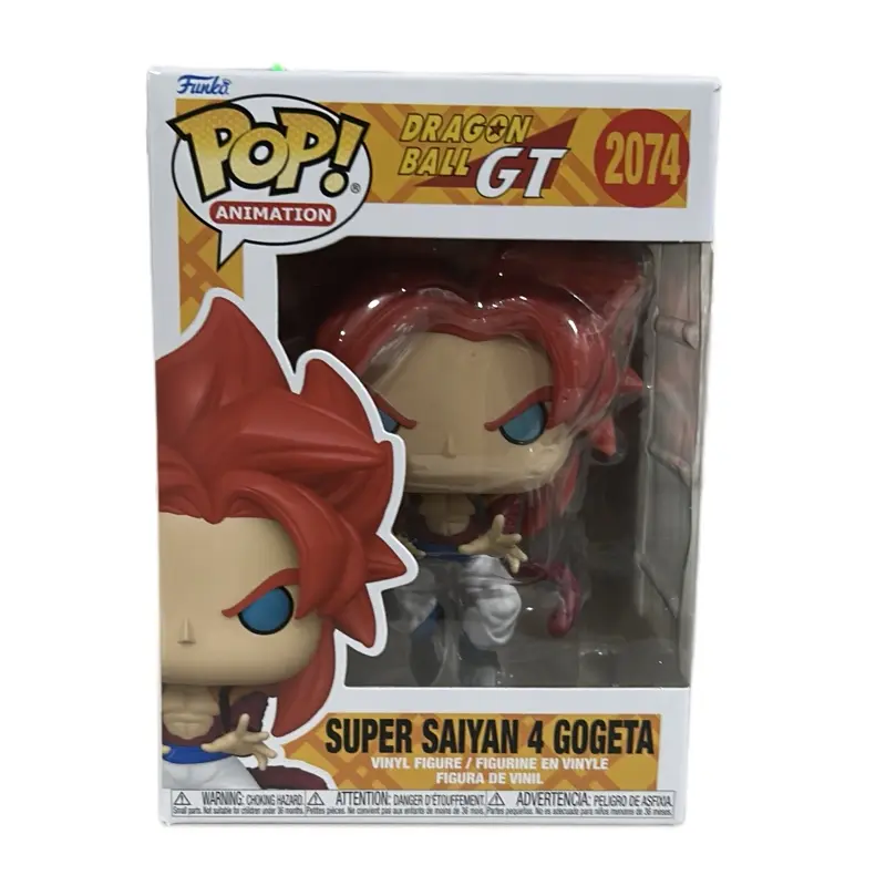 Funko Pop Vinyl Figure - Super Saiyan 4 Gogeta Model Collectible Figurine, Powerful Transformation Dynamic Pose Anime TV/Movie Character Ornament, Anime Gift Ideas for Adult Collectibles