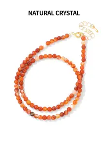 Natural Crystal Necklace, Fashionable Jewelry for Women & Men, Trendy All-match & Exquisite Jewelry for Birthday Gift