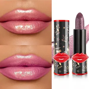 Temperature Changing Lipstick, Long-Lasting Natural Gloss, Shimmer Pearl Effect, Moisturizing Jelly Lip Balm, Daily Makeup Hs7538-203