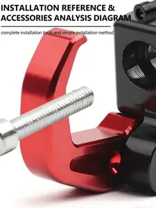 1PC Universal Motorcycle Handlebar Hook Multi-Function Helmet Luggage Hanger for Scooters/Motorcycles Aluminum Alloy
