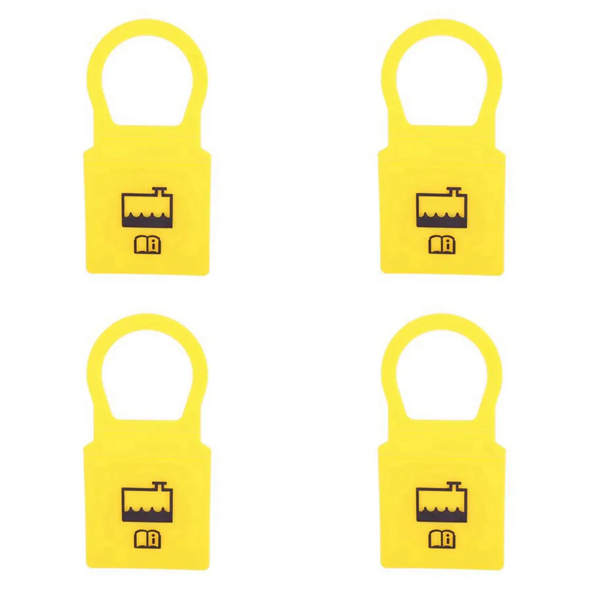 4Pcs Car Radiator Coolant Reservoir Bottle Tank Cap for Jeep Wrangler TJ XJ Crown Dodge Chrysler 1991-2019 55111074AA US