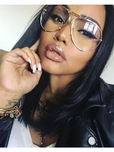 Country Posh Aviator Eyeglasses for Women  Metallic Frames, 65mm Lenses, Full Rim Design, Fashionable & Feminine S