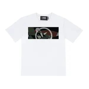 YUMS Crystal Camo Tee - White, Green, & Brown Streetwear T-Shirt