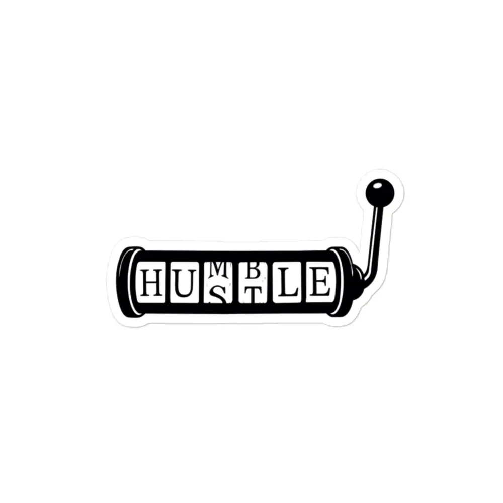 Hustle/Humble Sticker - Duality Design, Premium Quality, HUSTLE HARD, Hustle/ Humble Sticker CHURCH GANGSTA, BALANCE, HUSTLE GANG STICKER