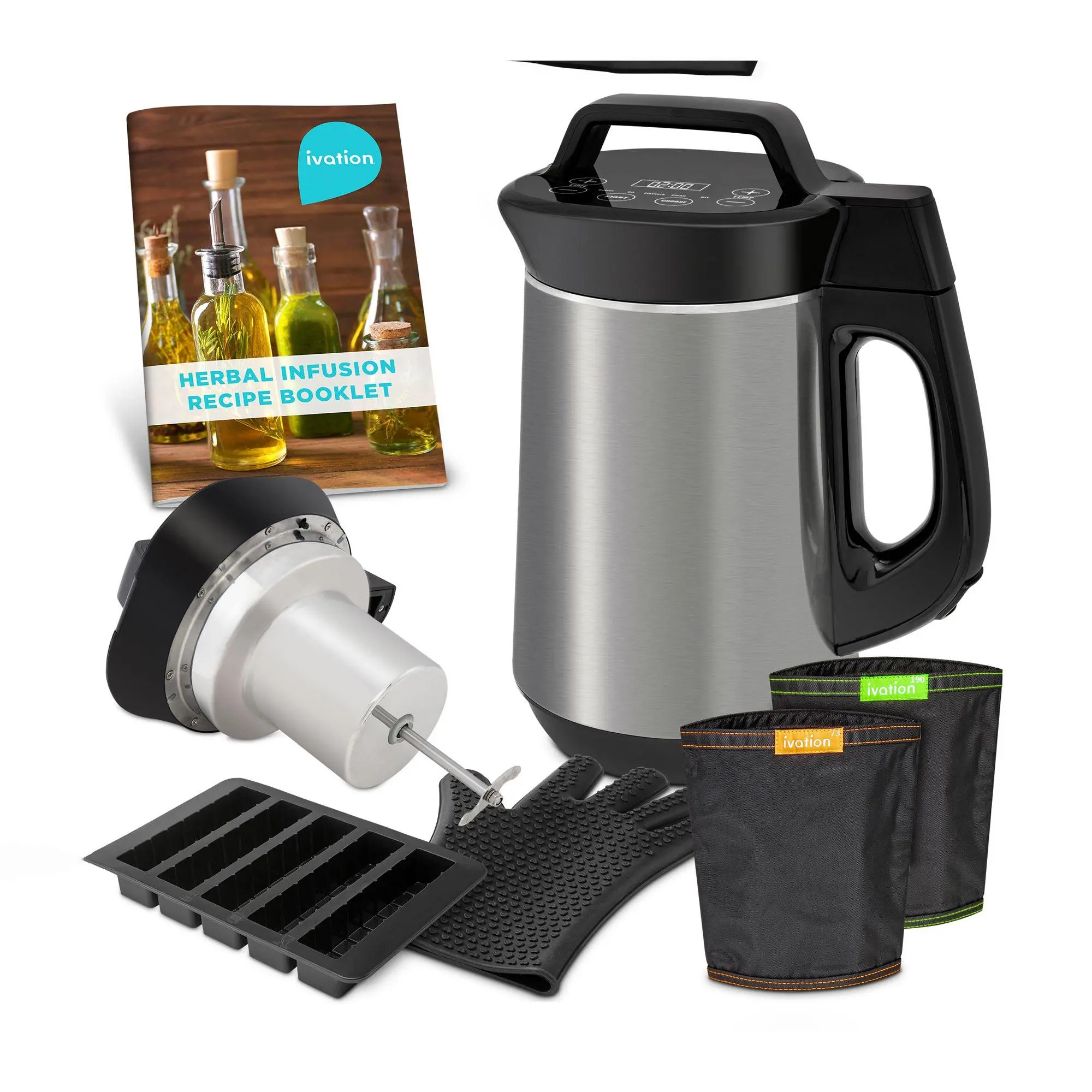 QVC Stainless Steel Lid Herbal Infusion Machine - Essential Oil Extractor for Kitchen Mold Prevention