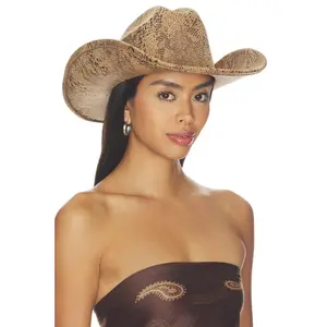 8 Other Reasons Suede Cowboy Hat in Dark Brown