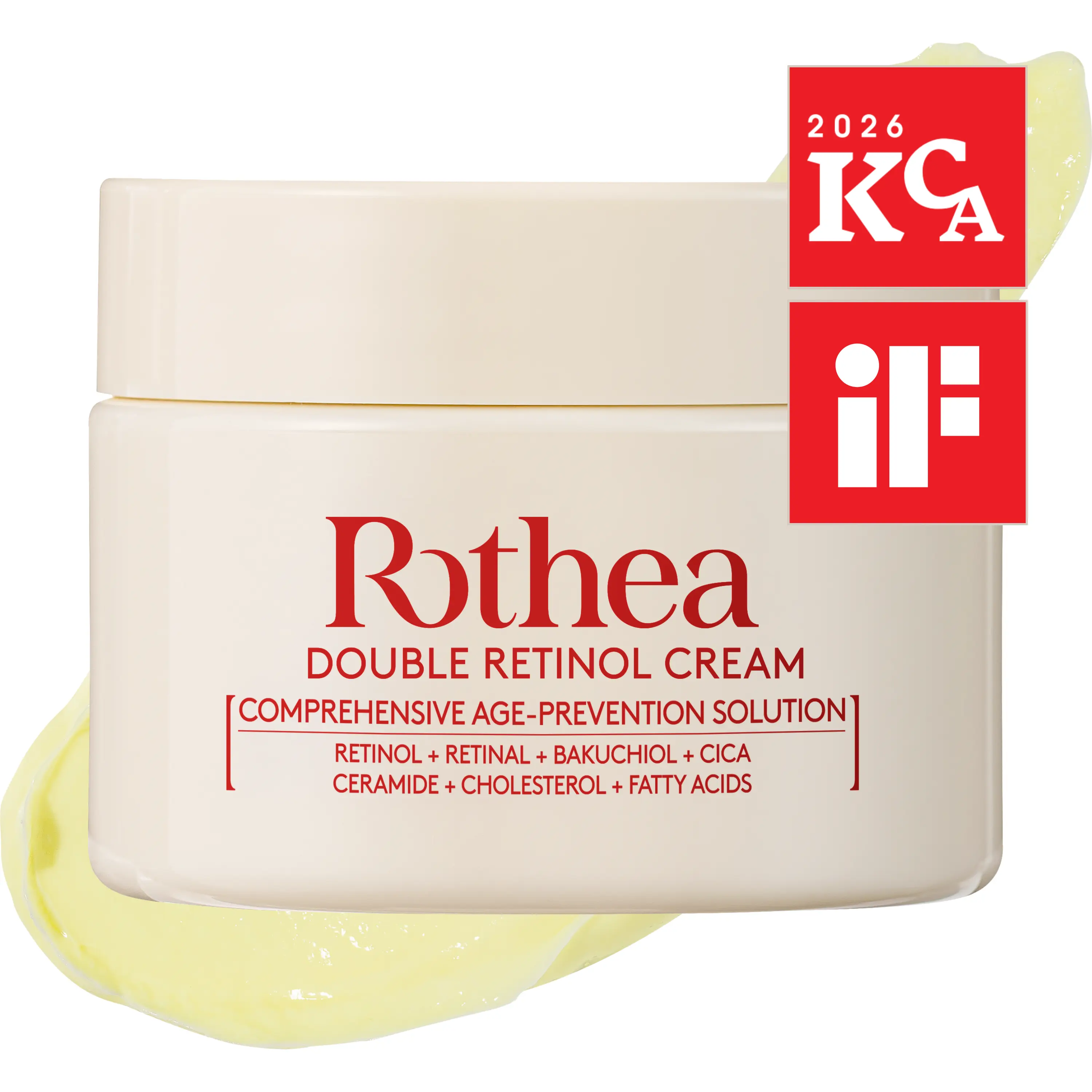 Rothea Double Retinol Cream 1.7oz | 50ml Moisturizer Daily