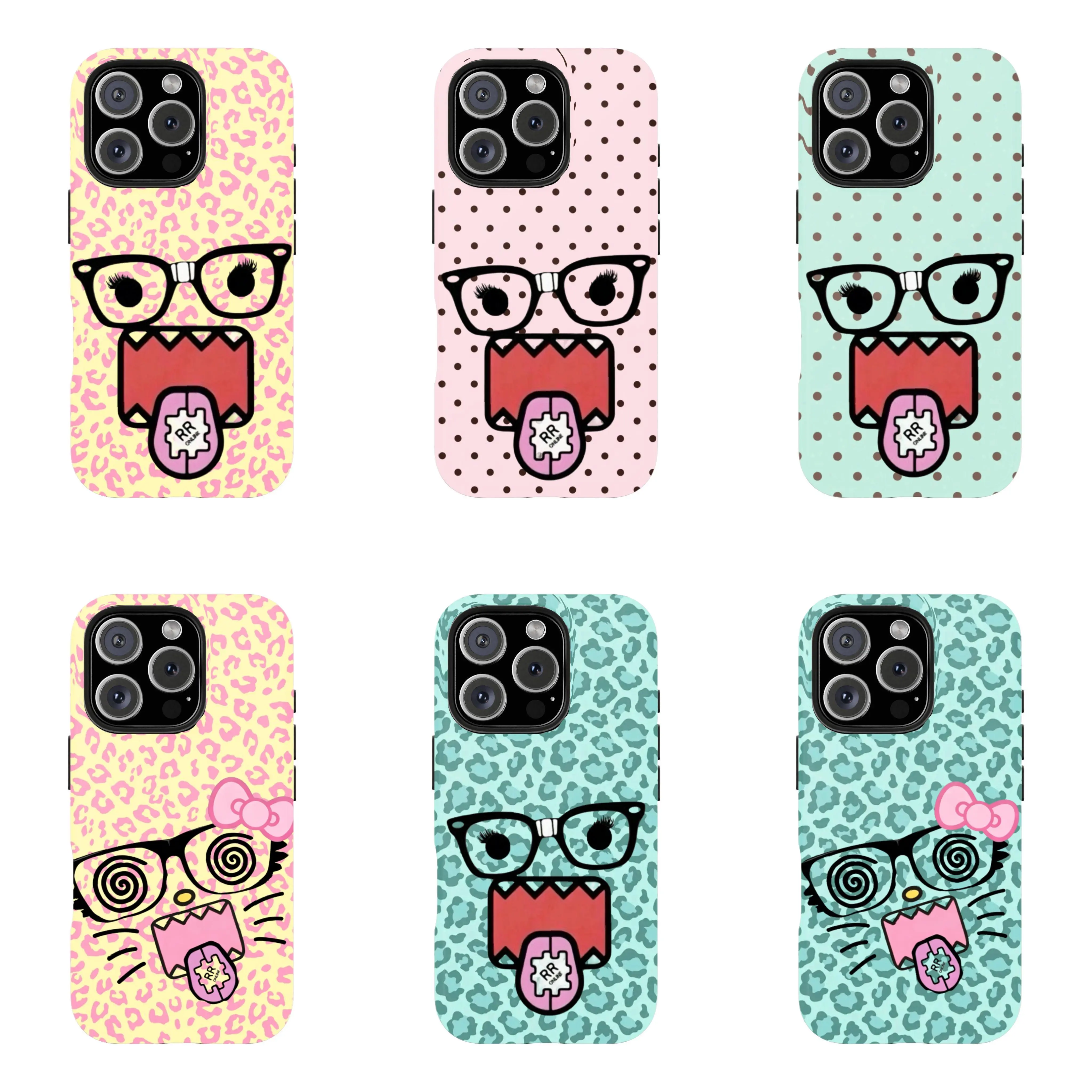 RRONLINE Cartoon Smartphone Casing, Handheld Cellphone Case for iPhone 17 Pro Max,16,15,14,13,12,11 & Samsung S26,S25,S24,S23,S22, Gift for Anime Lovers, Protection